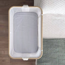 Little Human Linens Waterproof Change Pad / Co-Sleeper Bassinet Sheet - Navy Ticking