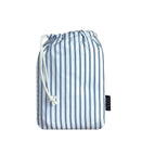 Little Human Linens Waterproof Change Pad / Co-Sleeper Bassinet Sheet - Navy Ticking