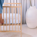 Little Human Linens Waterproof Cot Sheet - Bright Waves