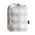 Little Human Linens Waterproof Cot Sheet - Latte Gingham