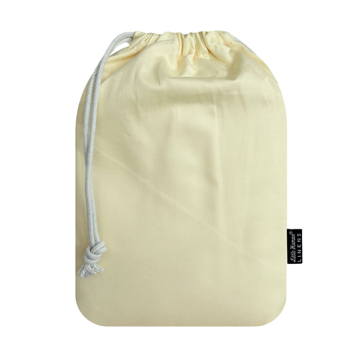 Little Human Linens Waterproof Cot Sheet - Limoncello
