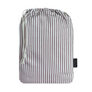 Little Human Linens Waterproof Cot Sheet - Mocha Pinstripe
