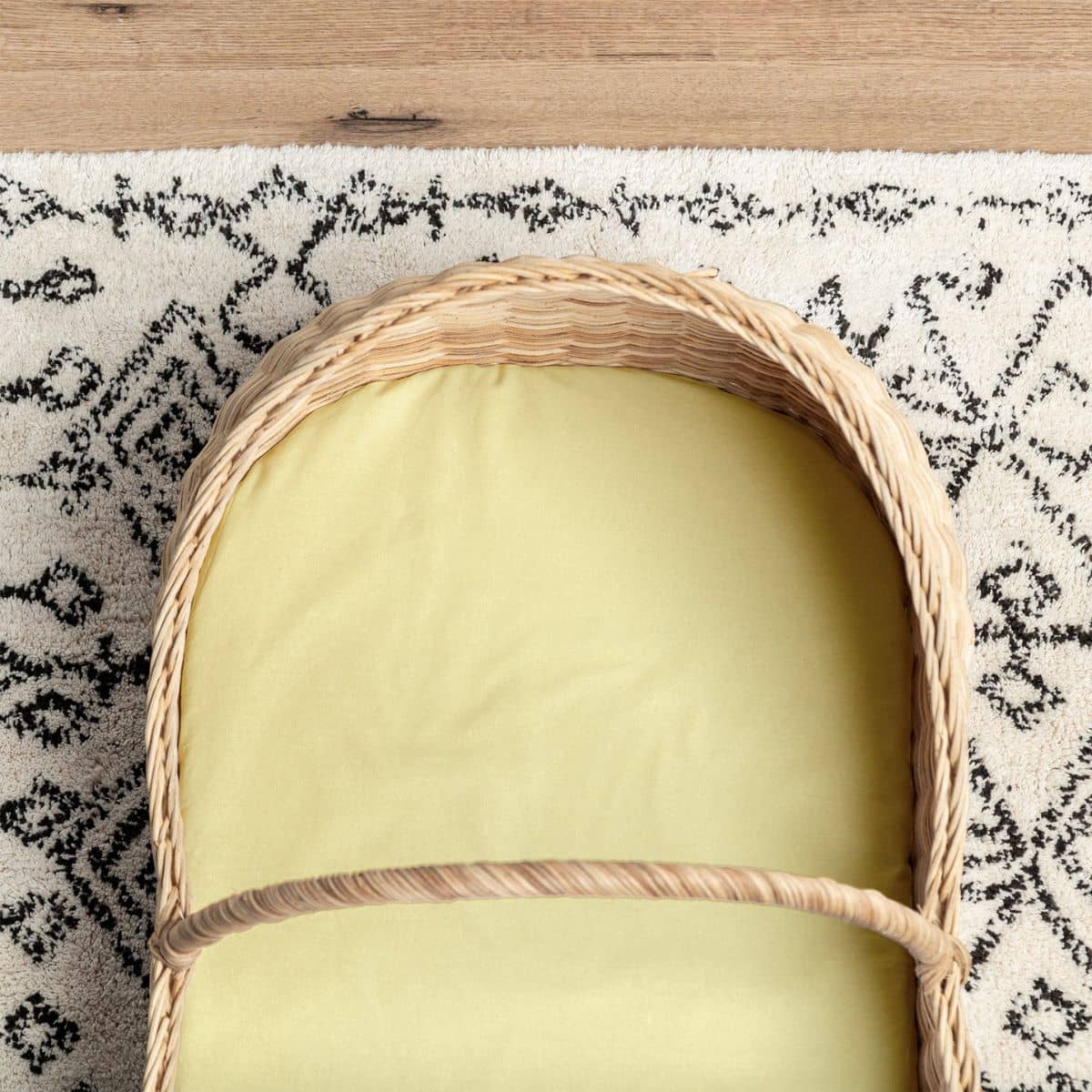 Little Human Linens Waterproof Small Bassinet Sheet - Limoncello