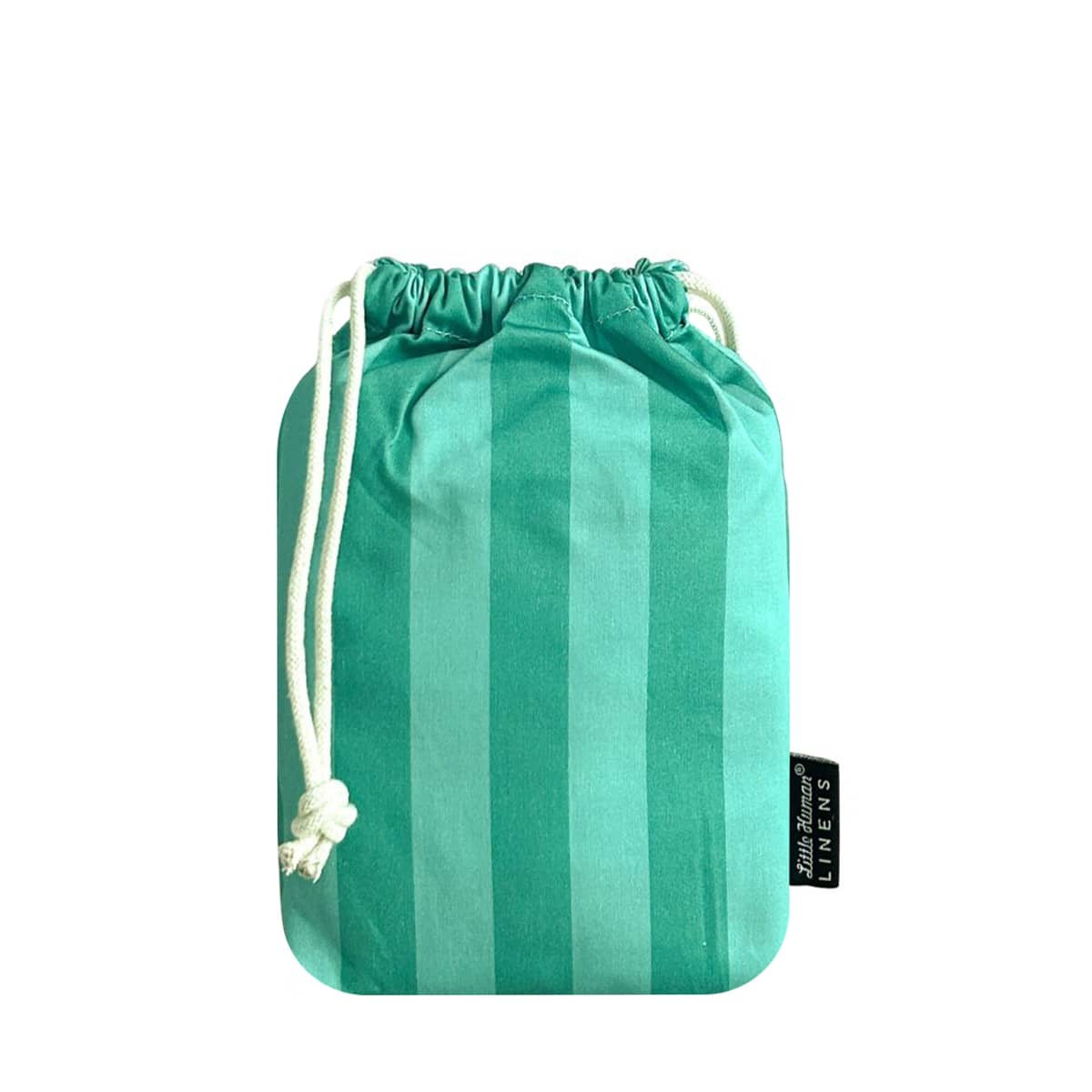 Little Human Linens Waterproof Small Bassinet Sheet - Mint Candy