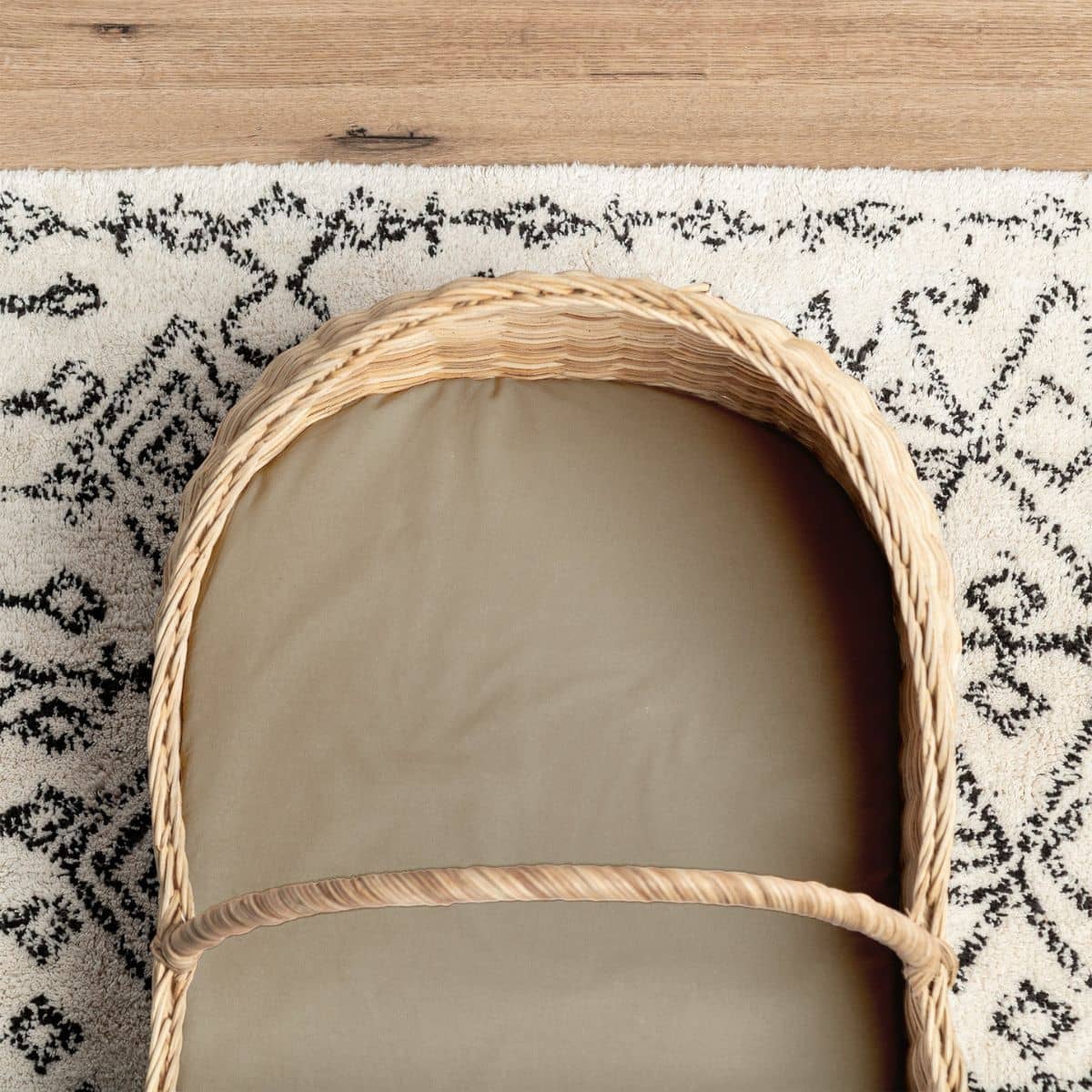 Little Human Linens Waterproof Small Bassinet Sheet - Mocha