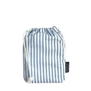 Little Human Linens Waterproof Small Bassinet Sheet - Navy Ticking
