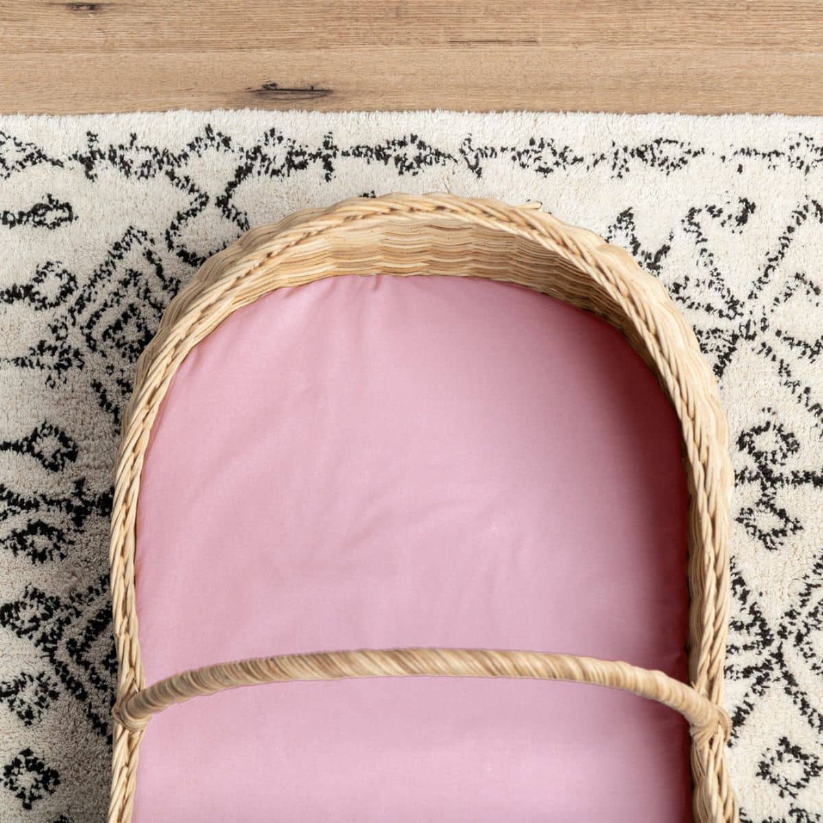 Little Human Linens Waterproof Small Bassinet Sheet - Pink