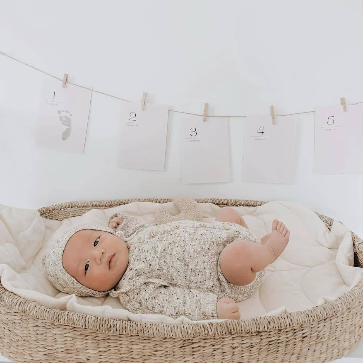 Little Lullaby Inkless Milestone Cards