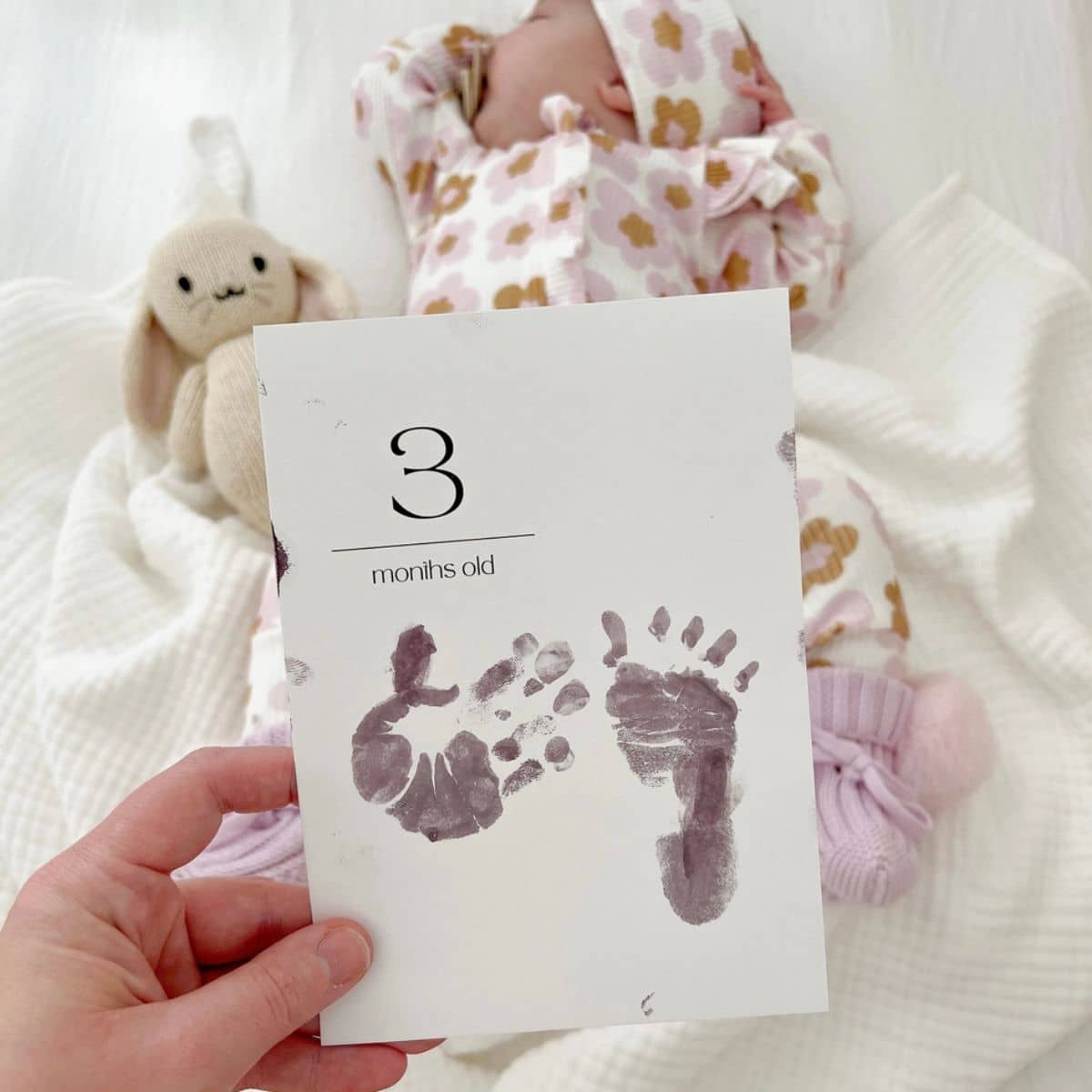 Little Lullaby Inkless Milestone Cards