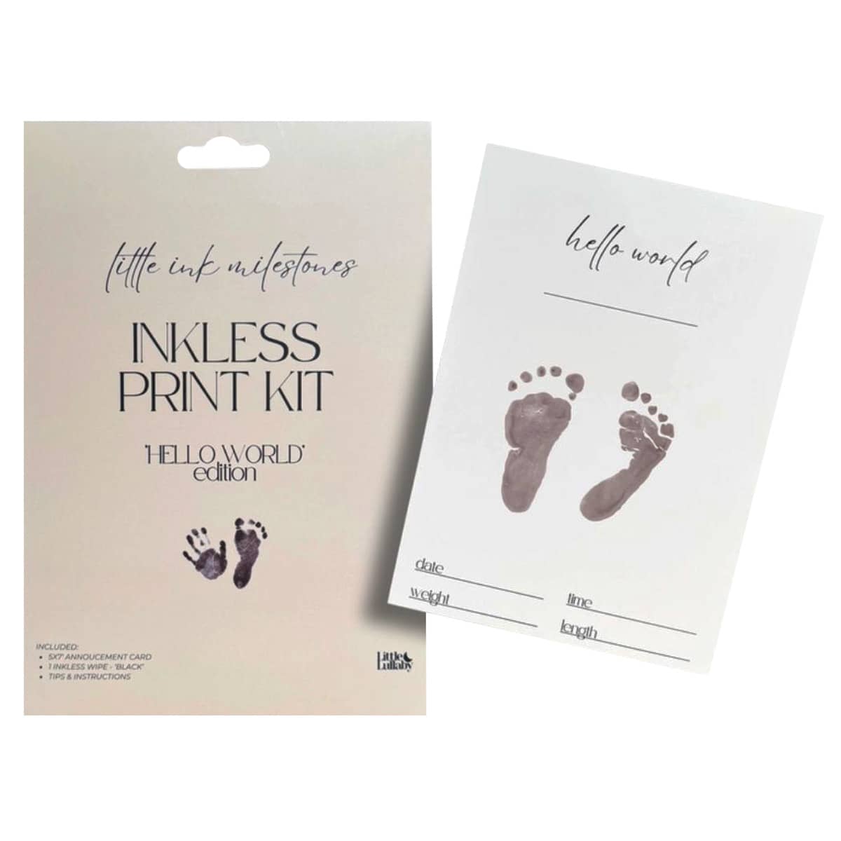 Little Lullaby Inkless Print Kit - Hello World