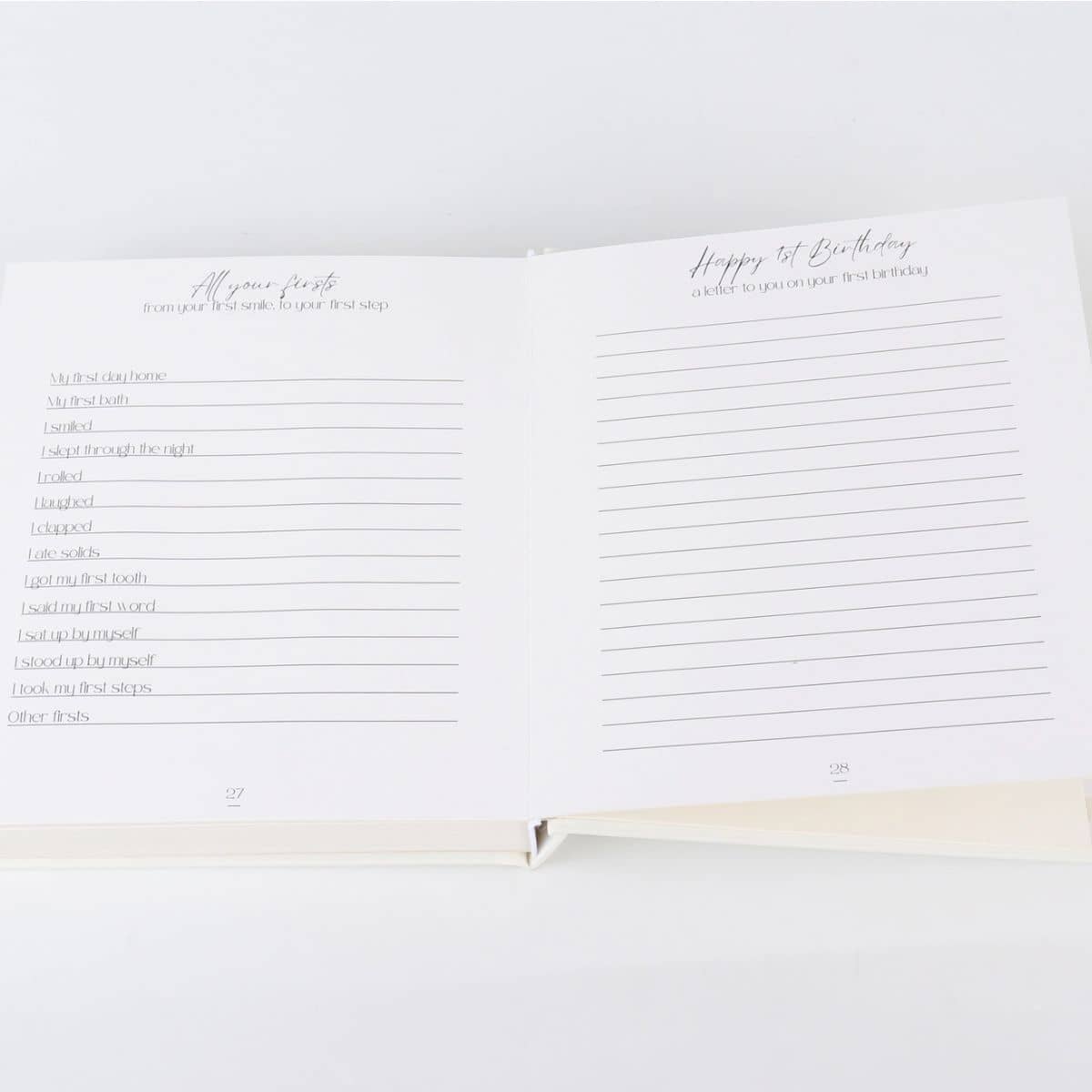 Little Lullaby Keepsake Photo Album - 12 months of you