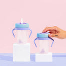 Little Stackers Sippy Cup - Twin Pack - Blue/Purple