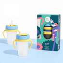 Little Stackers Sippy Cup - Twin Pack - Blue and Yellow