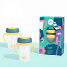Little Stackers Sippy Cup - Twin Pack - Teal and Yellow