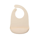 LouLou Lollipop Silicone Bib - Coconut Milk