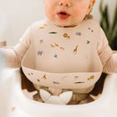 LouLou Lollipop Silicone Bib - Safari Jungle