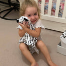 Love By Emi Lullaby and White Noise Comforter - Delly the White Tiger