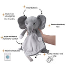 Love By Emi Lullaby and White Noise Comforter - Ellie the Elephant