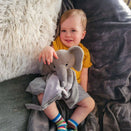 Love By Emi Lullaby and White Noise Comforter - Ellie the Elephant