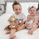 Love By Emi Lullaby and White Noise Comforter - Indi the Tiger