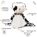 Love By Emi Lullaby and White Noise Comforter - Lylah the Cow