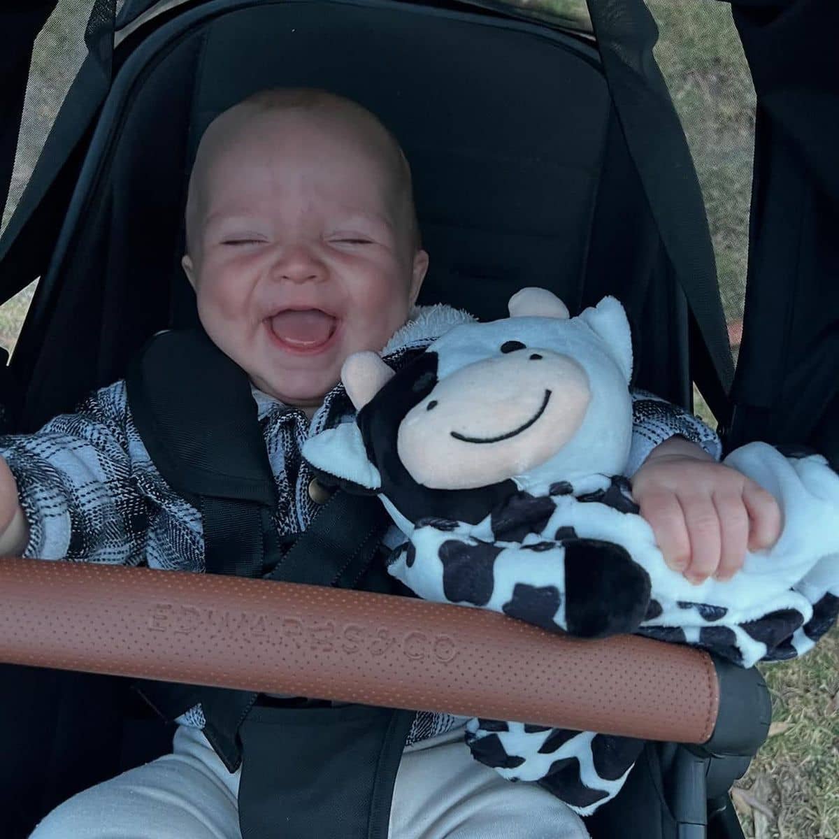 Love By Emi Lullaby and White Noise Comforter - Lylah the Cow