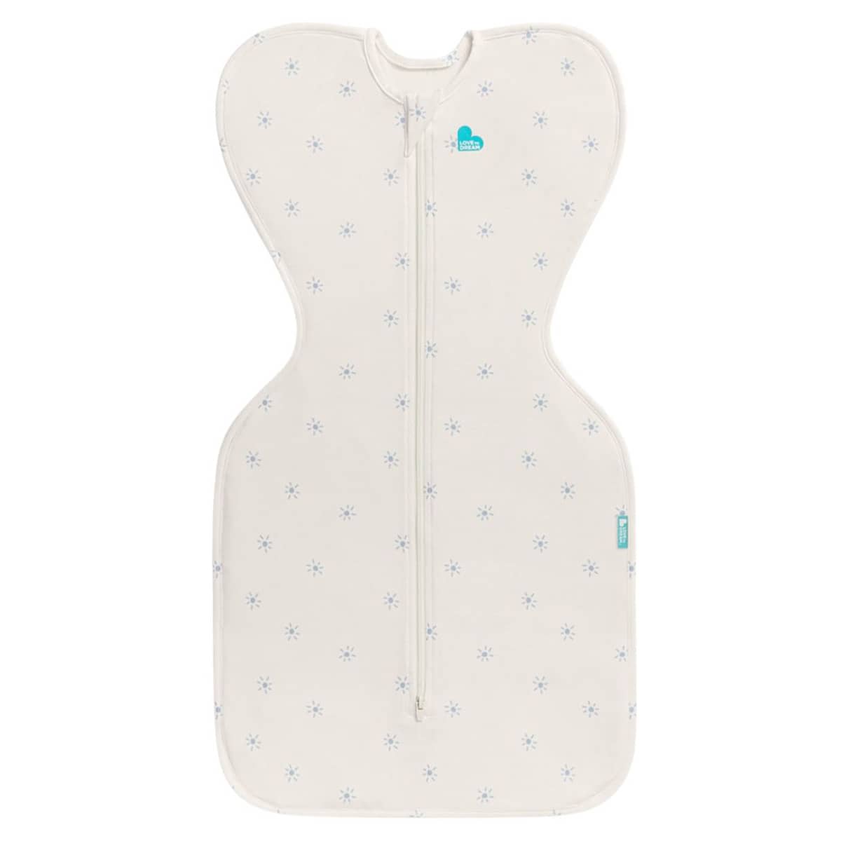 Love to Dream Original Swaddle UP 0.2 TOG Bamboo Viscose - Mist Blue Sunny
