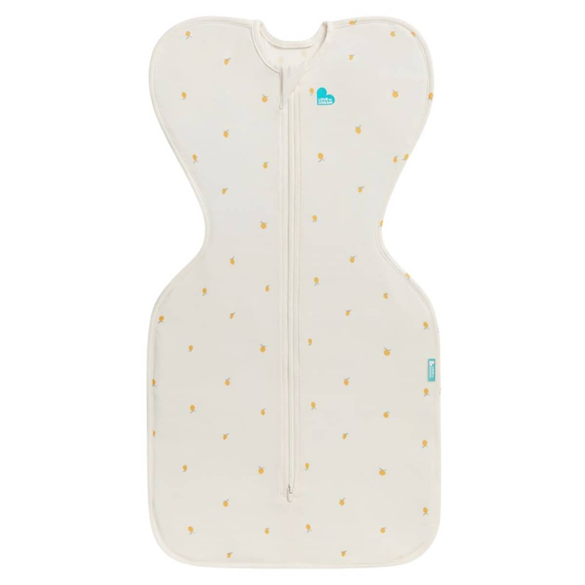 Love to Dream Original Swaddle UP 1.0 TOG Bamboo Viscose - Cream Lemons