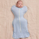 Love to Dream Original Swaddle UP 1.0 TOG Stretch Cotton - Powder Blue Twinkle