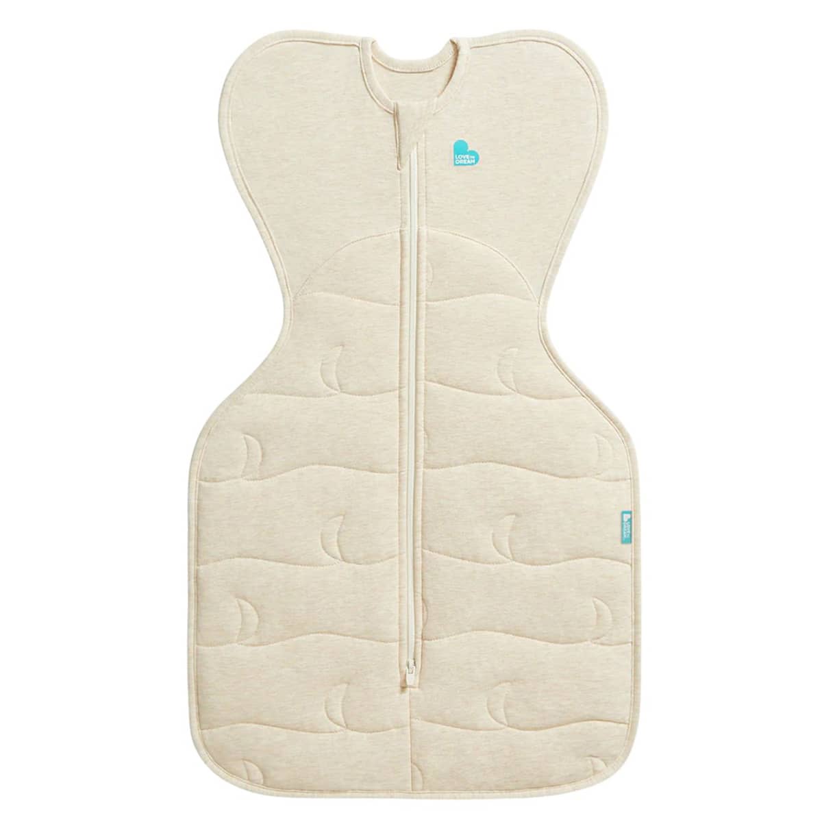 Love to Dream Original Swaddle UP 3.5 TOG Quilted Stretch Cotton - Oatmeal