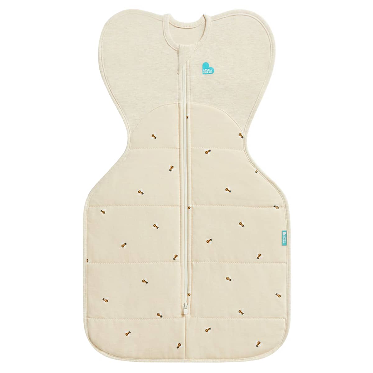 Love to Dream Original Swaddle UP Quilted Stretch Cotton - Oatmeal Bees