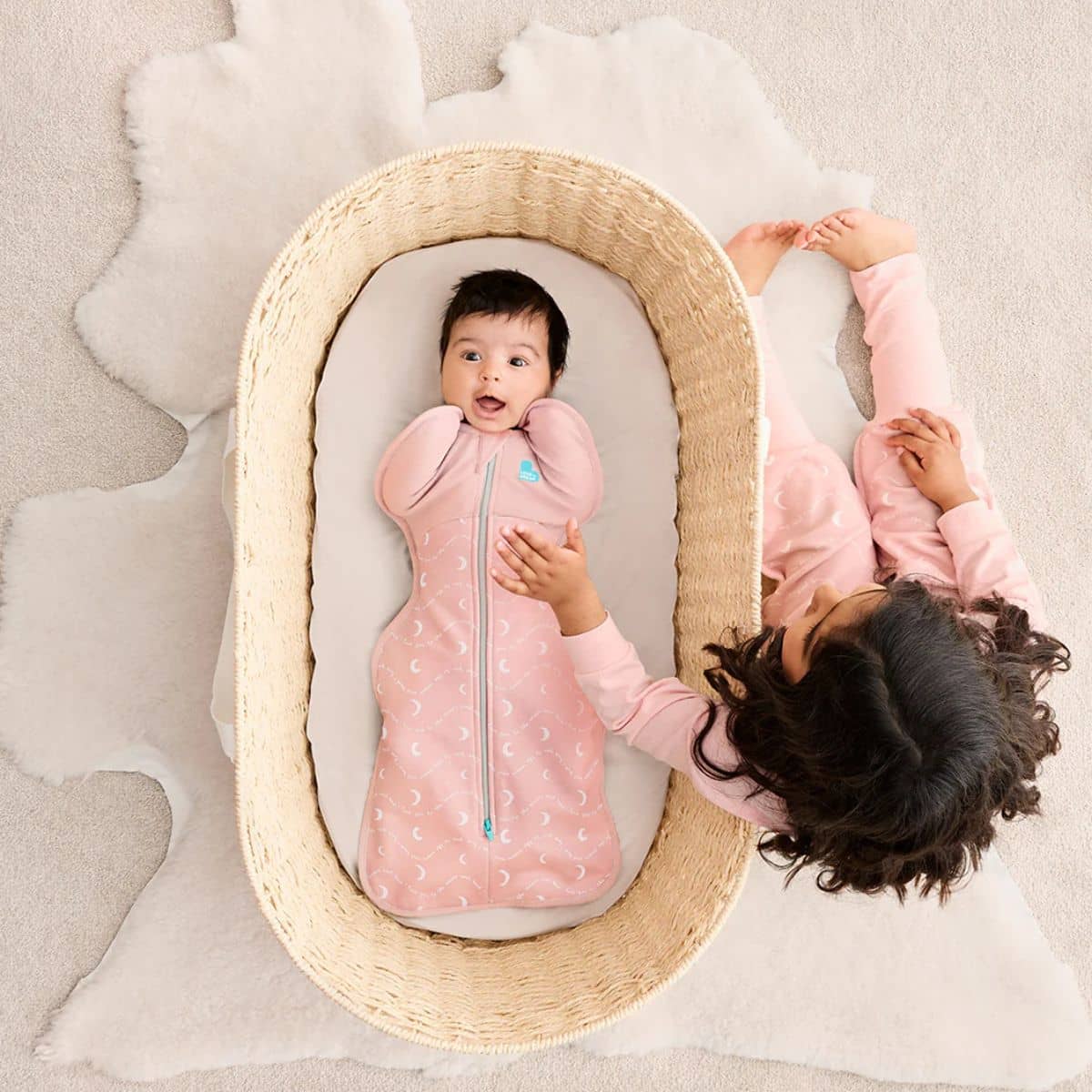 Love to Dream Swaddle UP 1.5 TOG Moderate - Dusty Pink