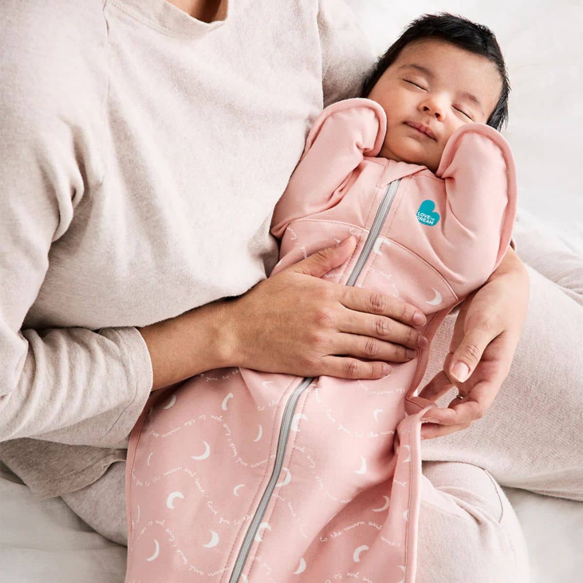 Love to Dream Swaddle UP 1.5 TOG Moderate - Dusty Pink