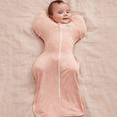 Love to Dream Transition Swaddle UP 0.2 TOG Bamboo Viscose - Blush Hearts