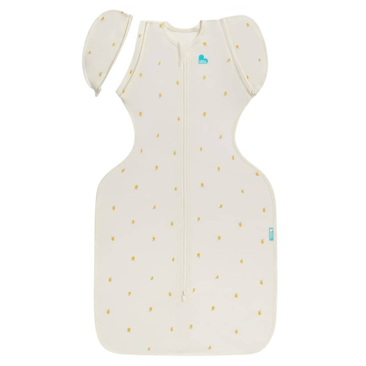 Love to Dream Transition Swaddle UP 1.0 TOG Bamboo Viscose - Cream Lemons
