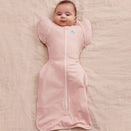 Love to Dream Transition Swaddle UP 1.0 TOG Stretch Cotton - Powder Pink Twinkle