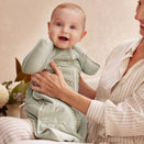 Love to Dream Transition Swaddle UP 2.5 TOG Quilted Stretch Cotton - Olive Bees