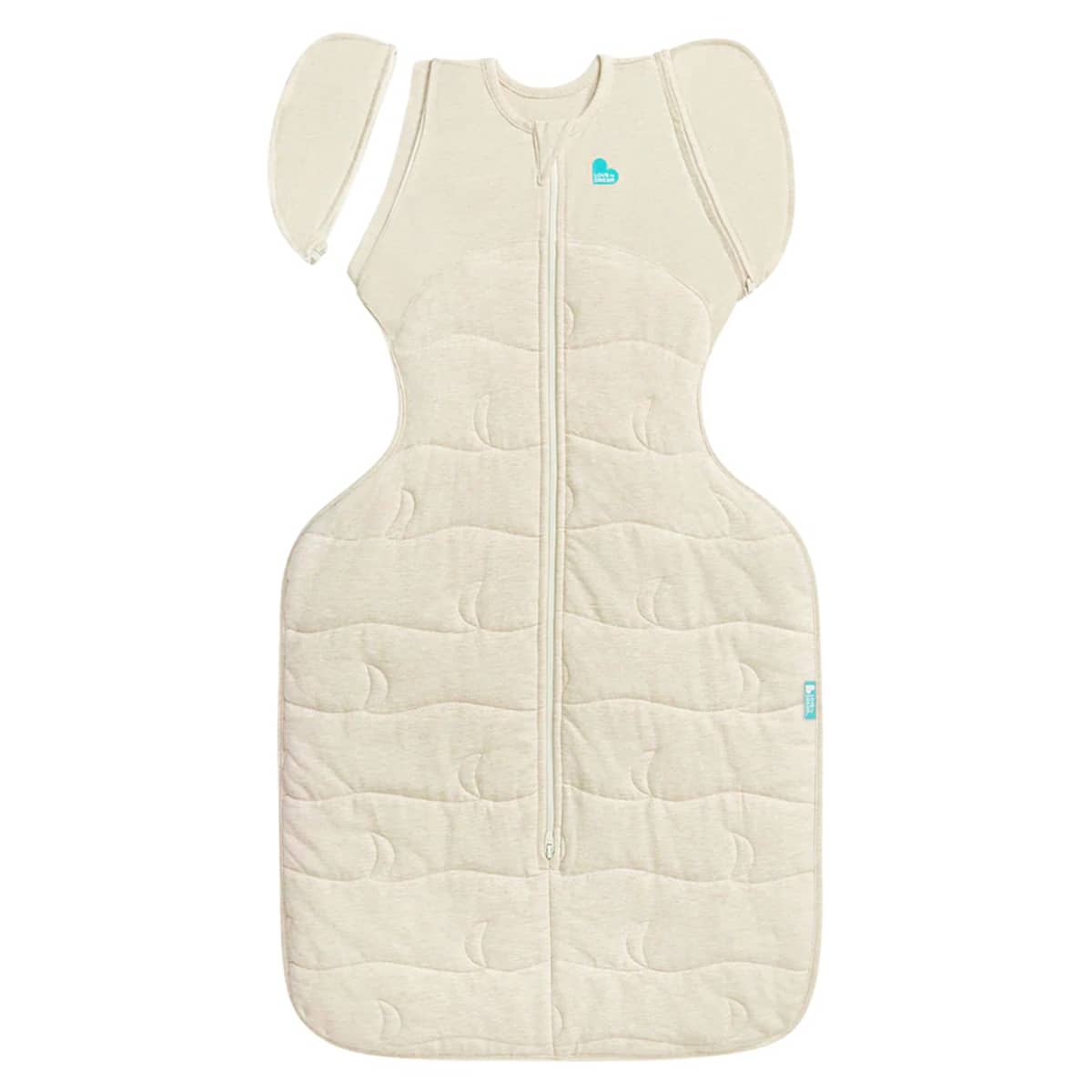 Love to Dream Transition Swaddle UP 3.5 TOG Quilted Stretch Cotton - Oatmeal