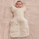 Love to Dream Transition Swaddle UP 3.5 TOG Quilted Stretch Cotton - Oatmeal