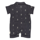 L'ovedbaby Organic Muslin Short Sleeve Coverall - Chia Anchor