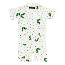 L'ovedbaby x The Very Hungry Caterpillar Organic Short Sleeve Coverall - Caterpillar