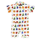 L'ovedbaby x The Very Hungry Caterpillar Organic Short Sleeve Coverall - Fruit