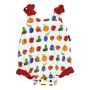 L'ovedbaby x The Very Hungry Caterpillar Organic Bowtie Shoulder Bodysuit - Fruit