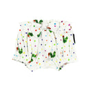 L'ovedbaby x The Very Hungry Caterpillar Organic Ruffle Bloomer - Caterpillar