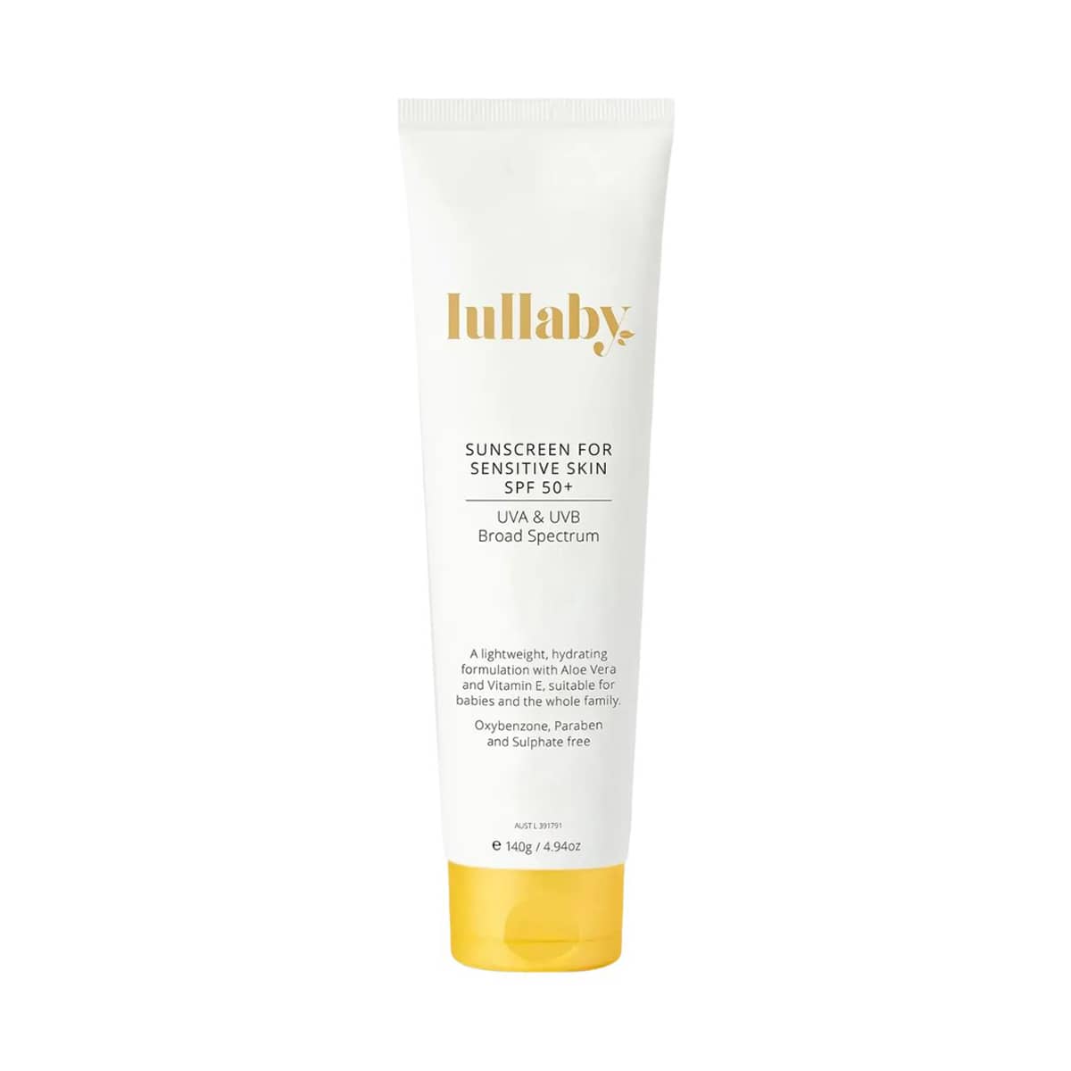 Lullaby Sensitive Skin SPF 50+ Sunscreen