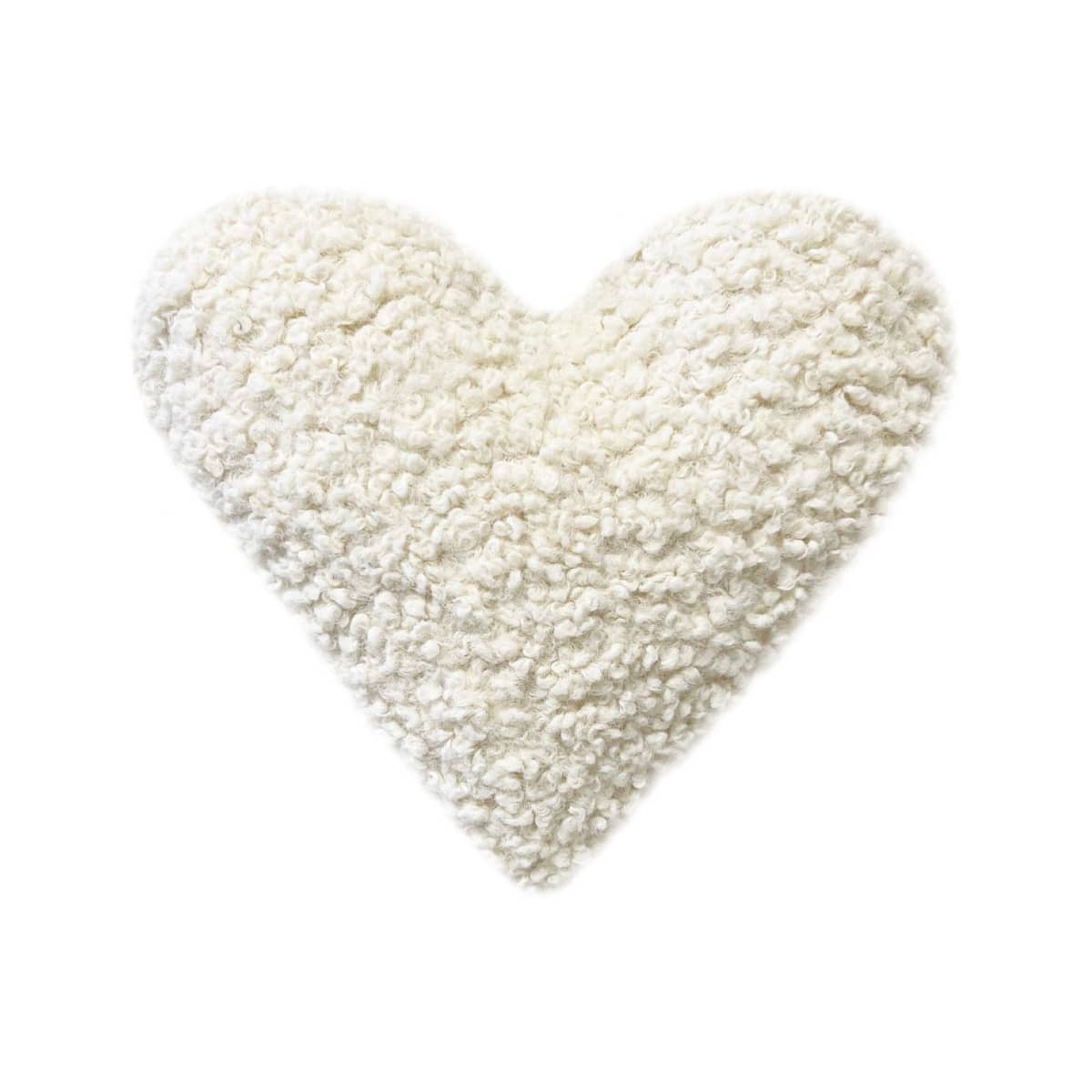 Luna Mae Creations - Medium Cushion - Sherpa Heart