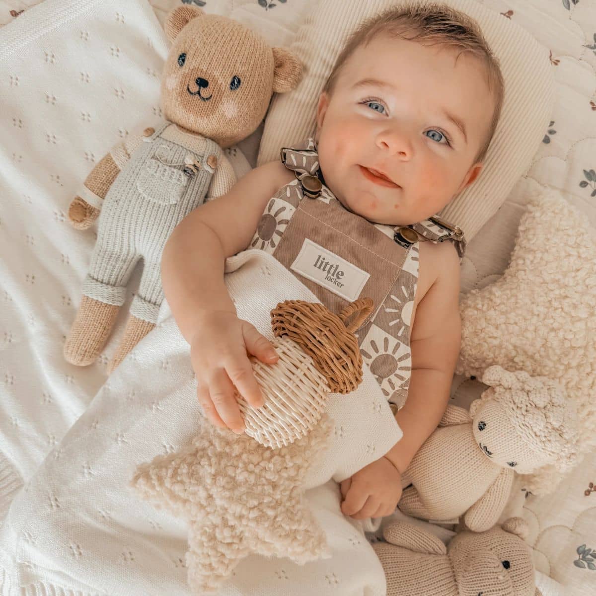 Luna Mae Creations - Mini Cushion - Sherpa Star