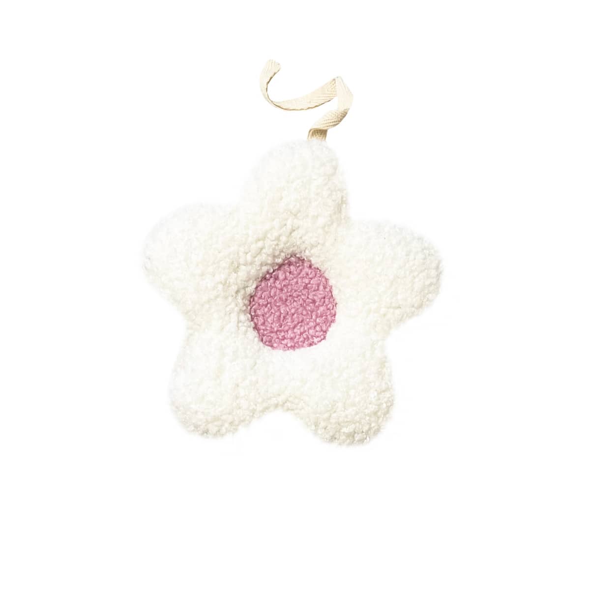 Luna Mae Creations - Pacifier Holder - Sakura White Daisy