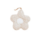 Luna Mae Creations - Pacifier Holder - Sherpa Daisy