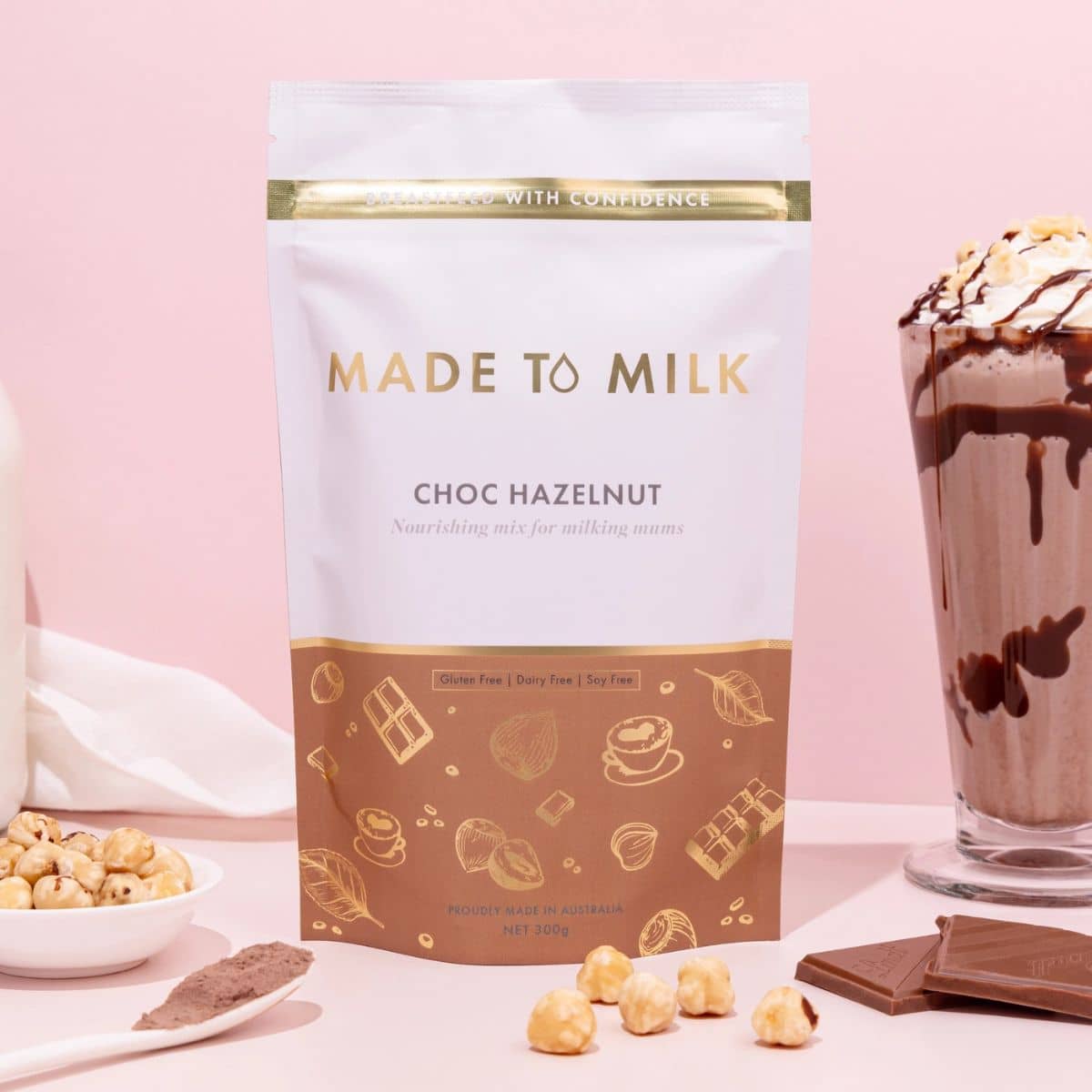 Made to Milk - Lactation Choc Hazelnut Drink